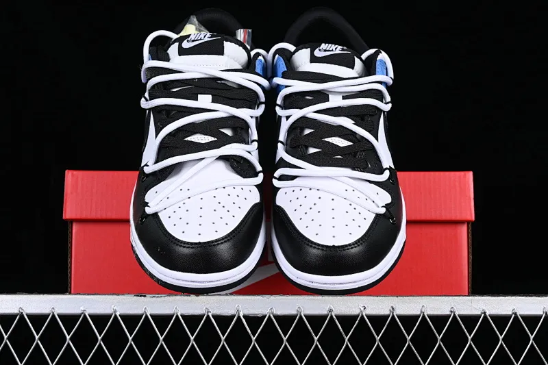 All Categories Nk SB Dunk Series Nk SB Dunk Low Low-top Sneakers Nk Dunk Low Peace Dove Customized version of deconstructed strap casual sneakers DD1391-100
